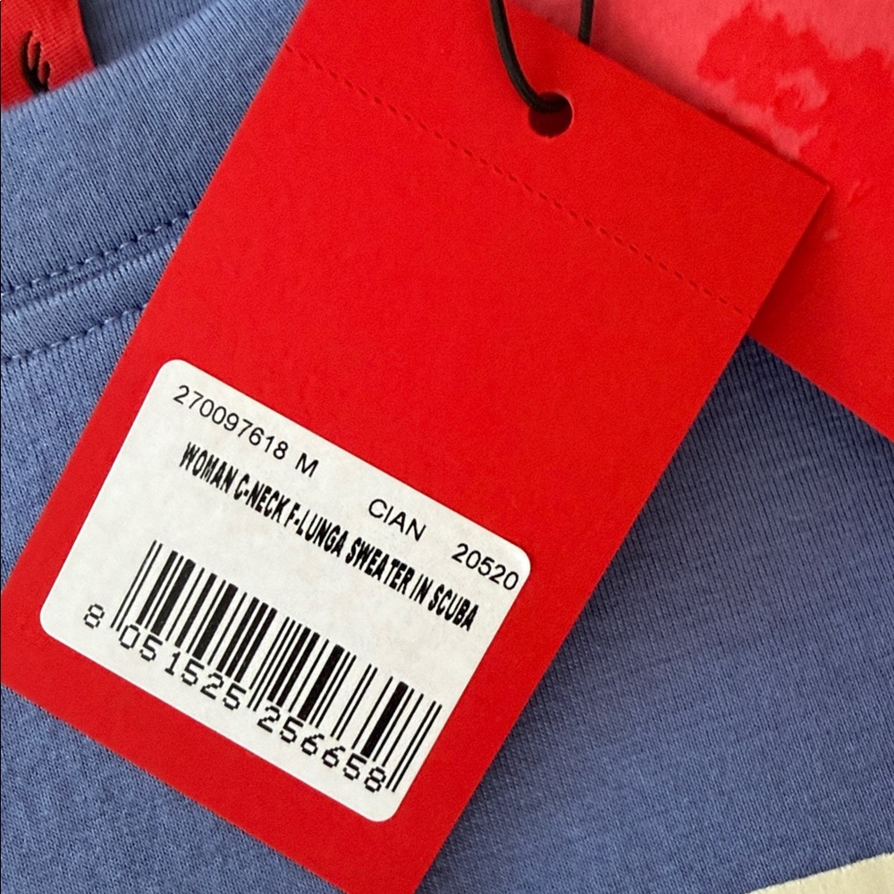 Ferrari Women's Blue Scuba Sweatshirt - Picture 3 of 7